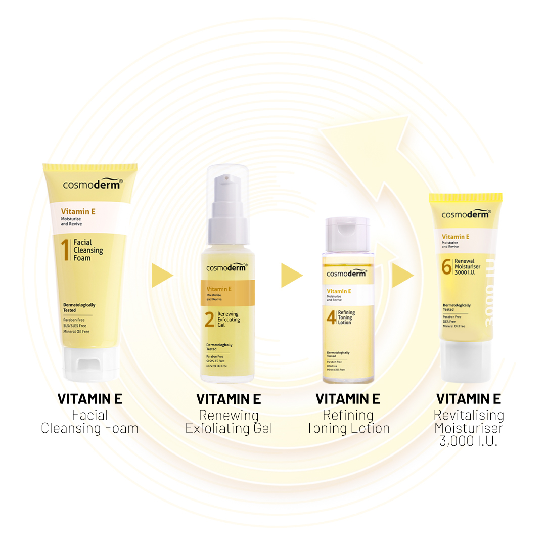 Cosmoderm Vitamin E Renewing Exfoliating Gel 30 ml