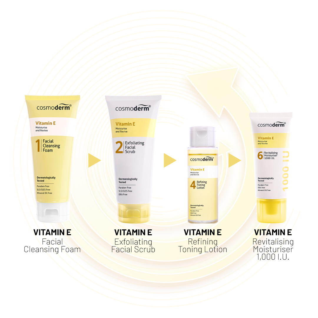 Cosmoderm Vitamin E 1,000 I.U. Revitalising Moisturiser 50ml