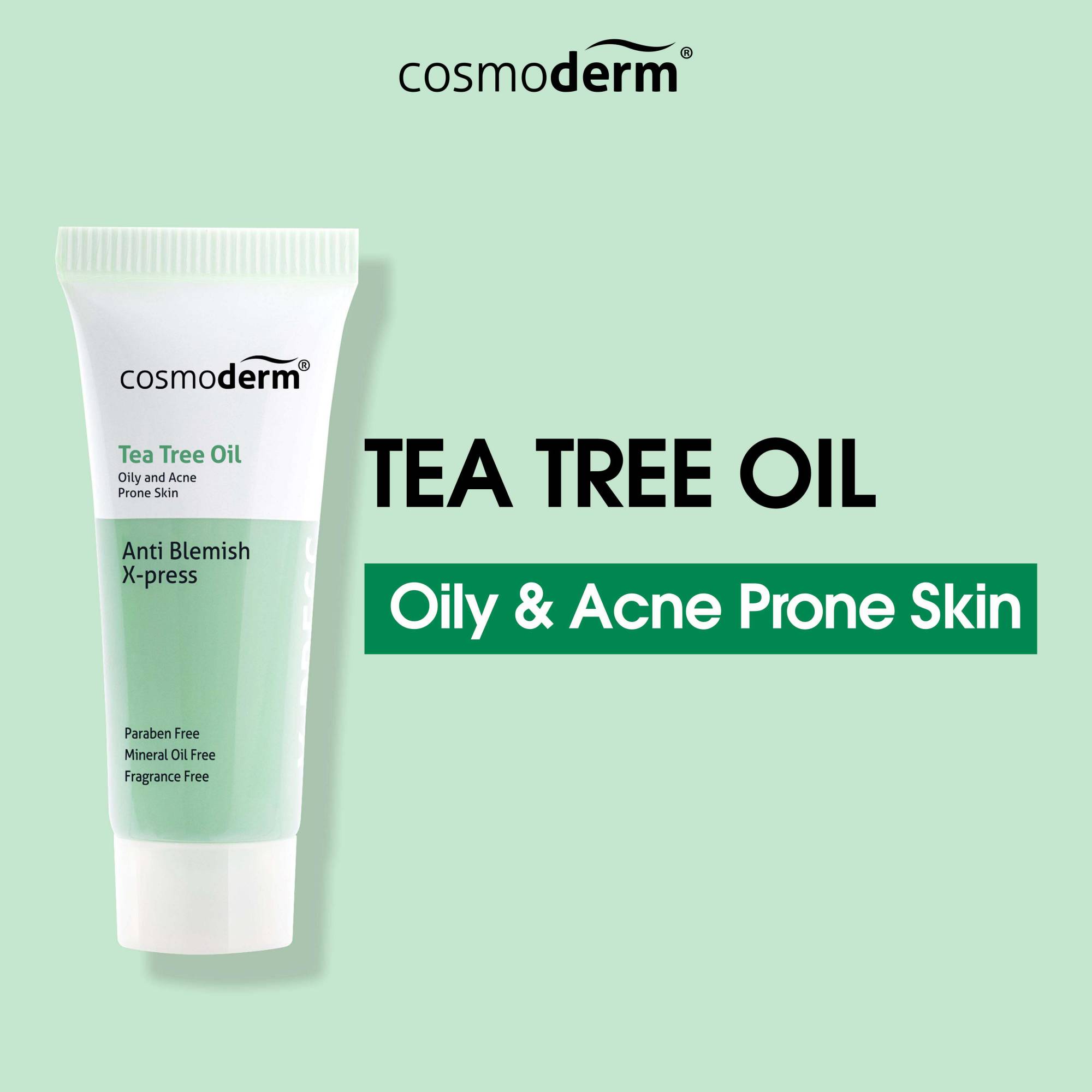 Cosmoderm Tea Tree Oil AntiBlemish Xpress 10 ml