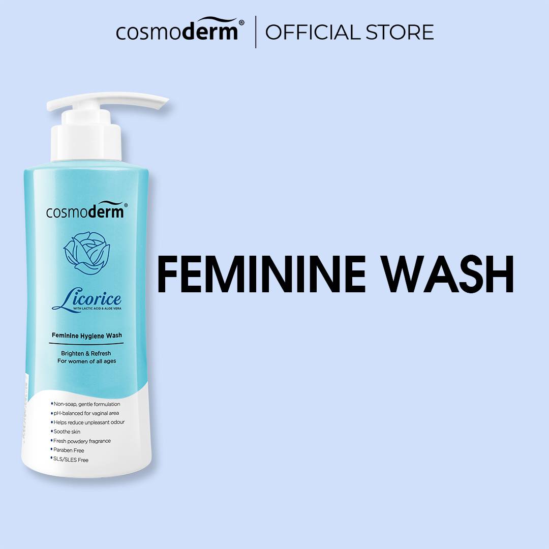 Cosmoderm Licorice Feminine Hygiene Wash (with Lactic Acid & Aloe Vera