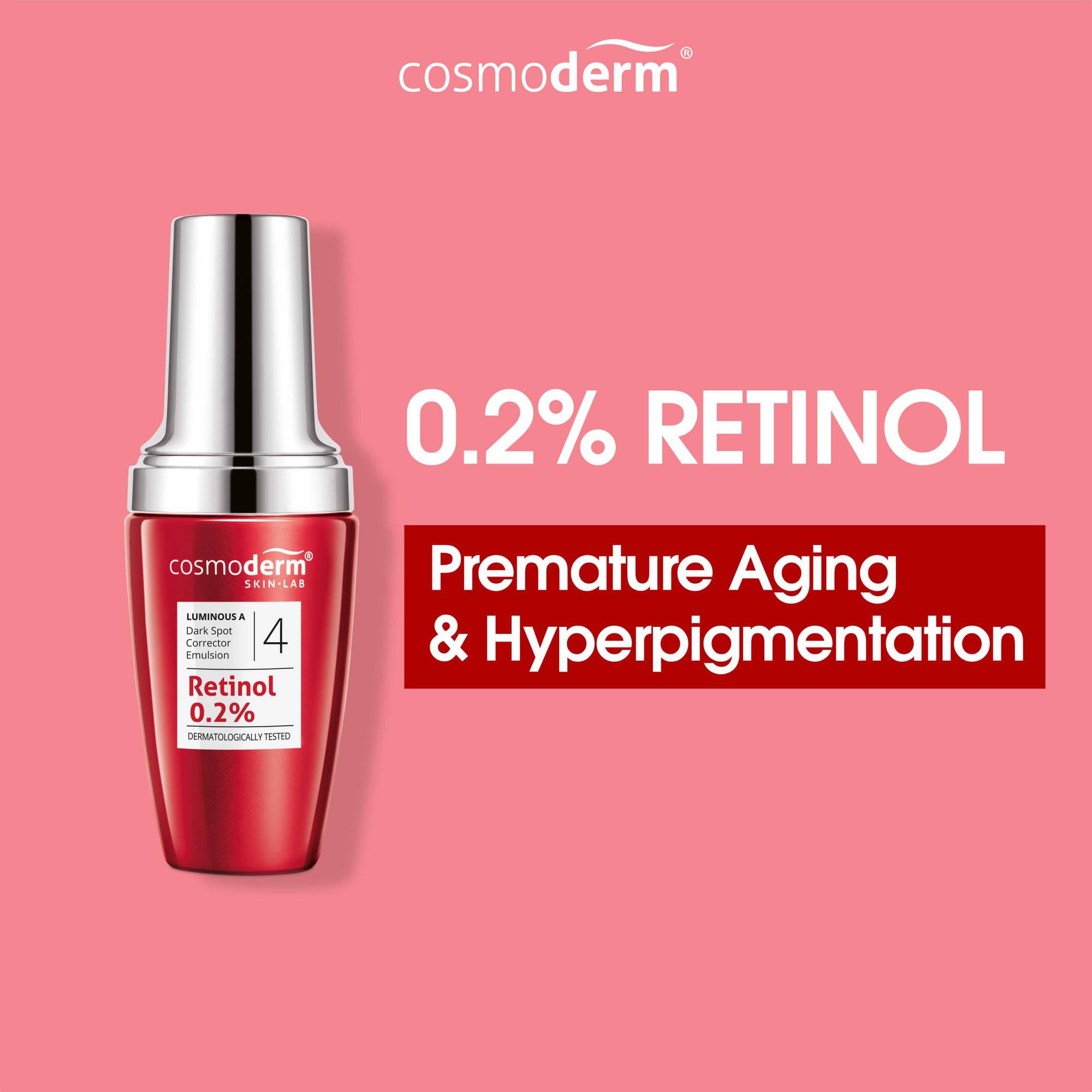COSMODERM Luminous A Dark Spot Corrector Emulsion 30ml (Retinol