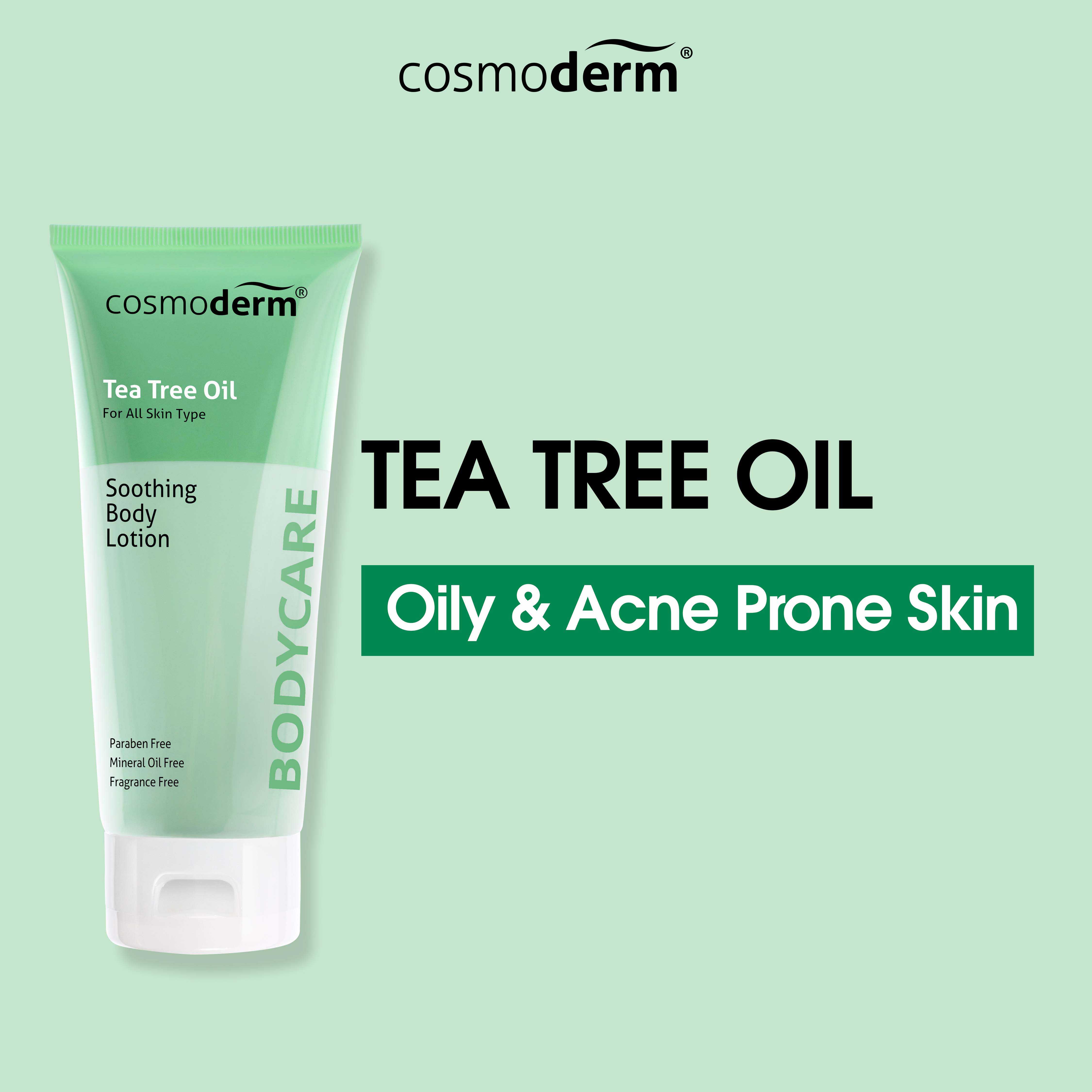 Cosmoderm Tea Tree Oil Soothing Body Lotion 125ml